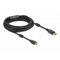 Kabel Displayport(M) V1.4->HDMI(M) 10m 4k 60Hz Aktywny Czarny Delock