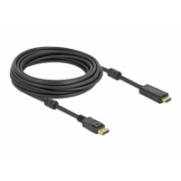 Kabel Displayport(M) V1.4->HDMI(M) 7m 4k 60Hz Aktywny Czarny Delock