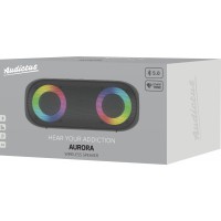 Głośnik Bluetooth Audictus Aurora 14W RMS RGB Black