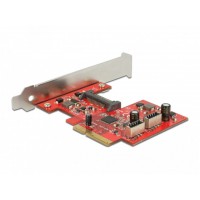 Karta PCI Express X4->USB-A 3.1 Gen 2 2-Port Wewnętrzne Delock