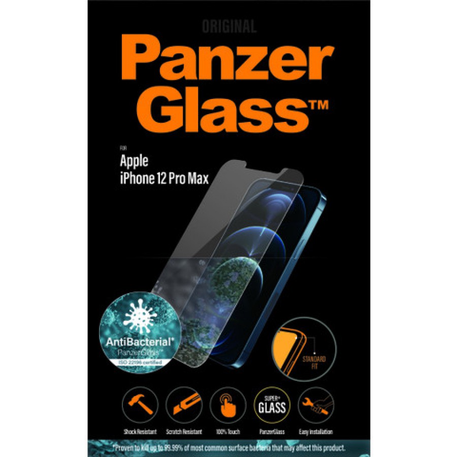 Szkło Hartowane Panzerglass Do Iphone 12 Pro Max Antybakteryjne