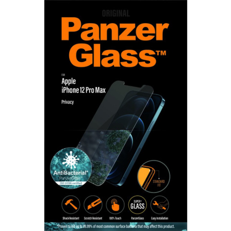 Szkło Hartowane Panzerglass Do Iphone 12 Pro Max Antybakteryjne Prywatny