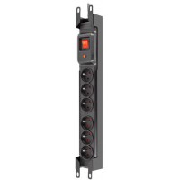 Listwa Zasilająca Rack 19" Armac M6 1.5m 6x 230V Czarna