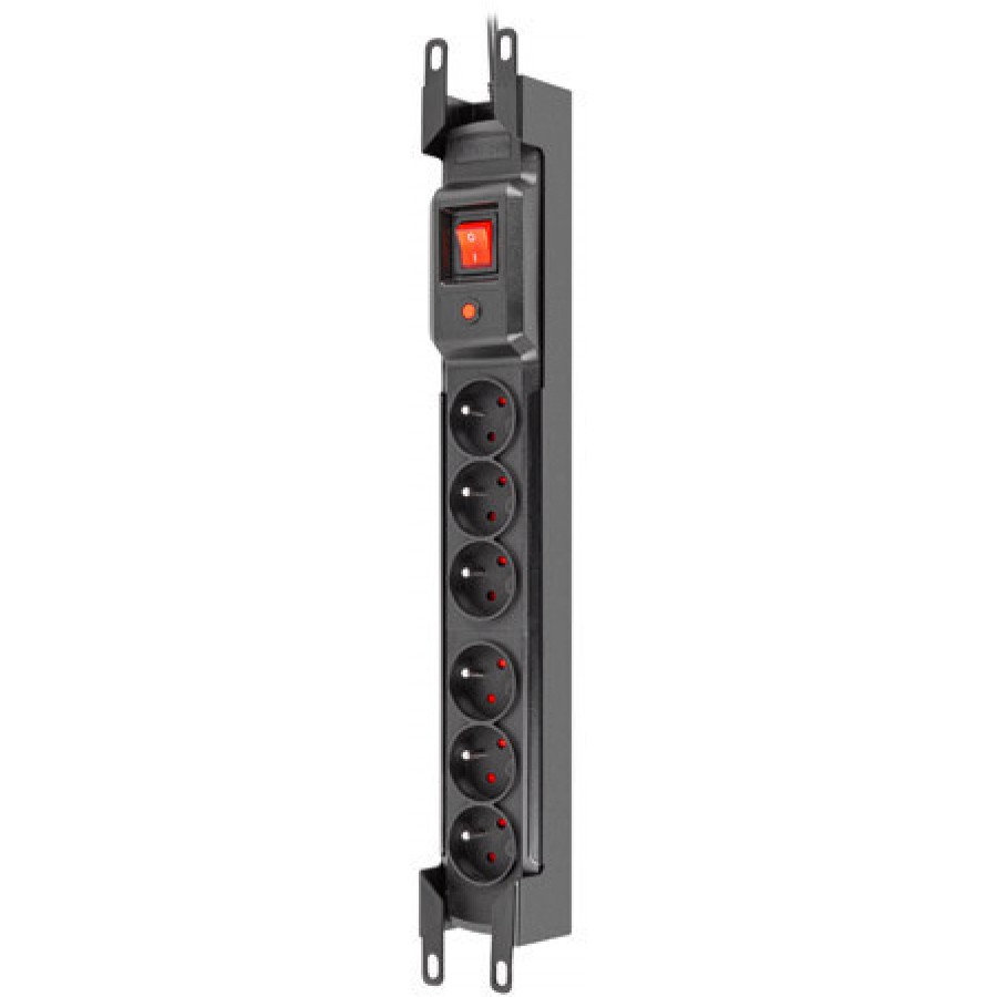 Listwa Zasilająca Rack 19" Armac M6 1.5m 6x 230V Czarna