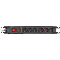 Listwa Zasilająca Rack 19" Armac M6 1.5m 6x 230V Czarna