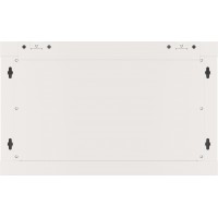 Szafa Instalacyjna Rack Wisząca 19" 6u 600x450 Szara Drzwi Metalowe Lanberg Flat Pack