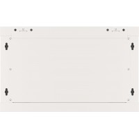 Szafa Instalacyjna Rack Wisząca 19" 6u 600x600 Szara Drzwi Metalowe Lanberg Flat Pack