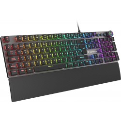 Klawiatura Dla Graczy Genesis Thor 401 RGB Hiszpańska Podświetlenie Mechaniczna Brown Switch Software