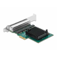 Karta PCI Express X1->4x Gigabit Lan Low Profile Delock