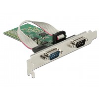 Karta PCI Express X1->4x Serial RS-232 Delock