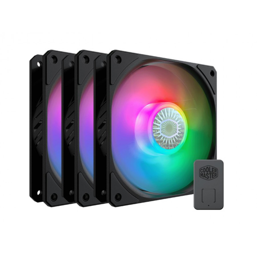 Zestaw 3 Wentylatory Cooler Master Sickleflow 120 ARGB 3in1