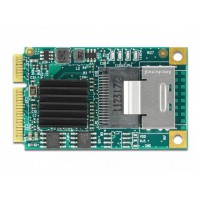 Karta Mini PCIE->4x SATA 6Gb/s + Mini Sas Sff-8087 36 Pin(F) Delock