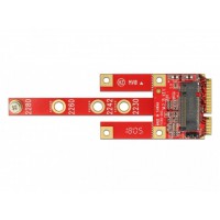 Karta Mini PCIe->M.2 Key B + Gniazdo Micro Sim Delock