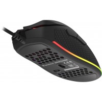 Mysz Dla Graczy Genesis Krypton 555 8000dpi RGB Czarna Gamingowa Programowalna