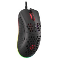 Mysz Dla Graczy Genesis Krypton 555 8000dpi RGB Czarna Gamingowa Programowalna