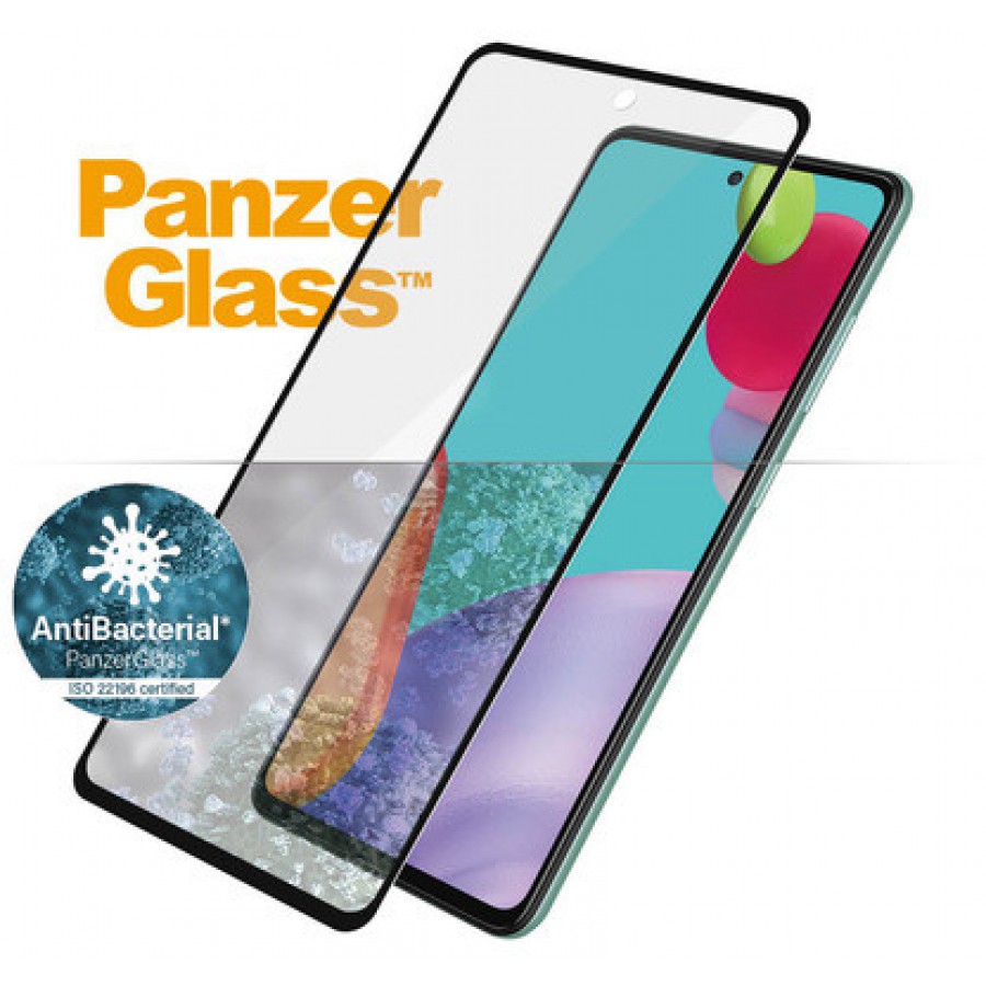 Szkło Hartowane Panzerglass Do Samsung Galaxy A52/A52 5g Antybakteryjne Czarny