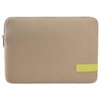 Etui Na Macbook Pro Case Logic Reflect Sleeve 13" Brązowe Taupe/Sunny Lime