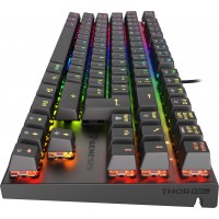 Klawiatura Dla Graczy Genesis Thor 300 Tkl RGB Francuski Podświetlenie Mechaniczna Red Switch