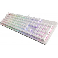 Klawiatura Dla Graczy Genesis Thor 303 White Podświetlenie RGB Mechaniczna Brown Switch