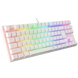 Klawiatura Dla Graczy Genesis Thor 303 Tkl White Podświetlenie RGB Mechaniczna Brown Switch