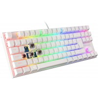 Klawiatura Dla Graczy Genesis Thor 303 Tkl White Podświetlenie RGB Mechaniczna Brown Switch