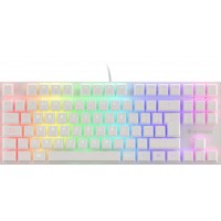 Klawiatura Dla Graczy Genesis Thor 303 Tkl White Hiszpańska Podświetlenie RGB Mechaniczna Brown Switch