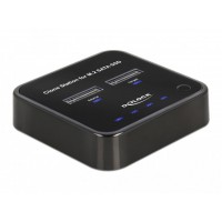 Stacja Dokująca Delock 2x M.2 SSD->USB-C 3.1 Gen2(F) Z Funkcją Klonowania