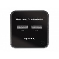 Stacja Dokująca Delock 2x M.2 SSD->USB-C 3.1 Gen2(F) Z Funkcją Klonowania