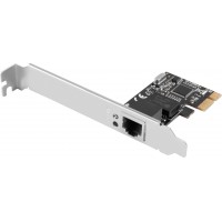 Karta Sieciowa Lanberg PCI-E 1x RJ45 1Gb Rtl8111c Śledź Low Profile