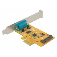 Karta PCI Express X1->1x Serial RS-232 Z Zabezpieczeniem Esd Źródła Napięcia Delock