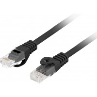 Patchcord Kat.6 UTP LSZH CU 1.5m Czarny Fluke Passed Lanberg