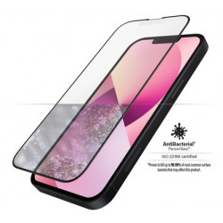 Szkło Hartowane Panzerglass Do Iphone 13 Mini Antybakteryjne Anty-Glare Czarny Do Etui