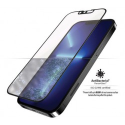 Szkło Hartowane Panzerglass Do Iphone 13 Pro Max Antybakteryjne Anty-Bluelight Czarny Do Etui