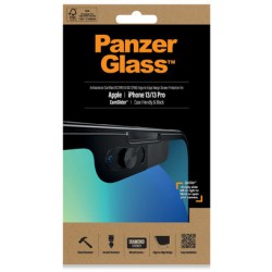 Szkło Hartowane Panzerglass Do Iphone 13/13 Pro Antybakteryjne Czarny Camslider Do Etui