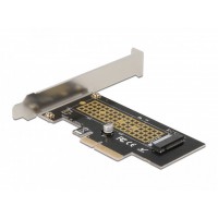 Karta PCI Express X4->1x M.2 Key M Nvme Internal Śledź Low Profile Delock