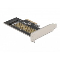 Karta PCI Express X4->1x M.2 Key M Nvme Internal Śledź Low Profile Delock