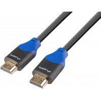 Kabel HDMI M/M V2.0 1m 4k Pełna Miedź Czarny Box Lanberg