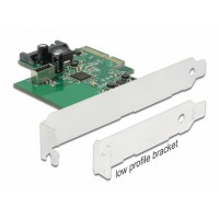 Karta PCI Express X4->1x USB 3.1 Gen2 Key A Wewnętrzne Delock