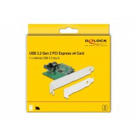 Karta PCI Express X4->1x USB 3.1 Gen2 Key A Wewnętrzne Delock