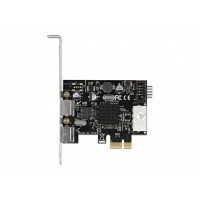 Karta PCI Express X1->2x PS/2 1x USB Pin Header 2.0 Śledź Low Profile Form Factor Delock