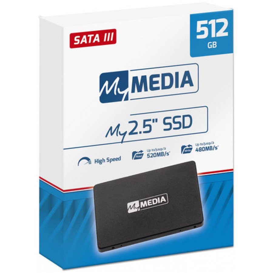 Dysk Wewnętrzny Mymedia SSD 512GB 2.5" Sata III Czarny