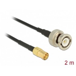 Kabel Antenowy BNC(M)->SMB(M) 2m Delock