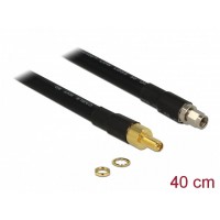 Kabel Antenowy RP-SMA M/F 0.4m Low Loss Cfd400 Delock