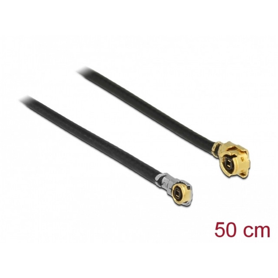 Kabel Antenowy MHF I(M)->MHF Iv(M) 0.5m Delock