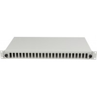 Przełącznica Światłowodowa Lanberg 24XSC Duplex / 24xLC Quad Rack 19" 1u Szara + Akcesoria