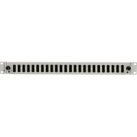 Przełącznica Światłowodowa Lanberg 24XSC Duplex / 24xLC Quad Rack 19" 1u Szara + Akcesoria