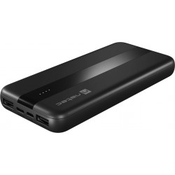 Powerbank Natec Trevi Slim 10000mAh 2x USB-A + 1x USB-C Czarny