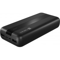 Powerbank Natec Trevi 20000mAh 2x USB-A + 1x USB-C Czarny