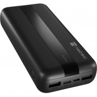 Powerbank Natec Trevi 20000mAh 2x USB-A + 1x USB-C Czarny