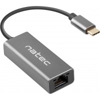 Karta Sieciowa Natec Cricket USB-C 3.1 1x RJ45 1Gb Na Kablu